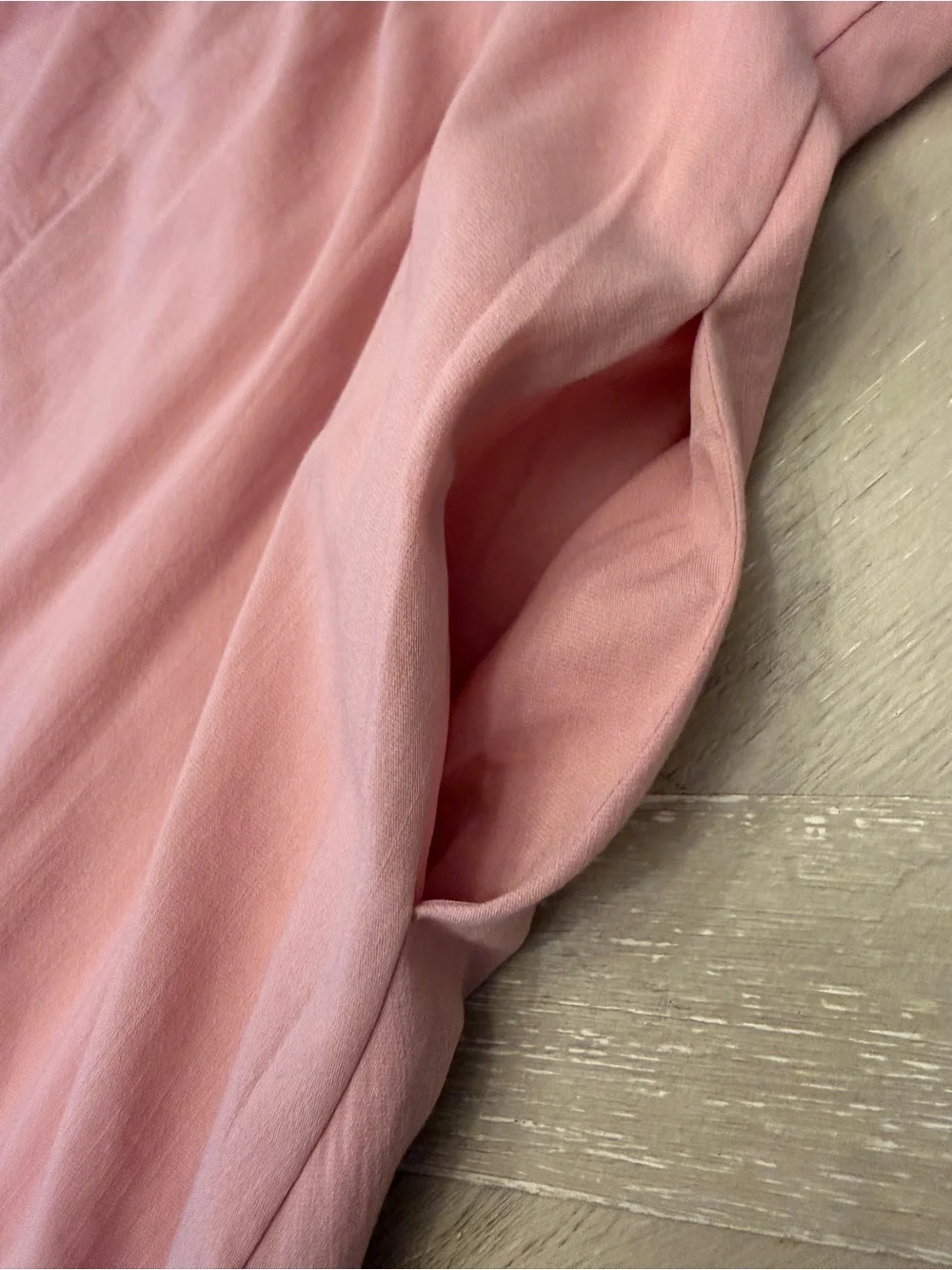 Women’s Pink Maxi Skirt with White Trim